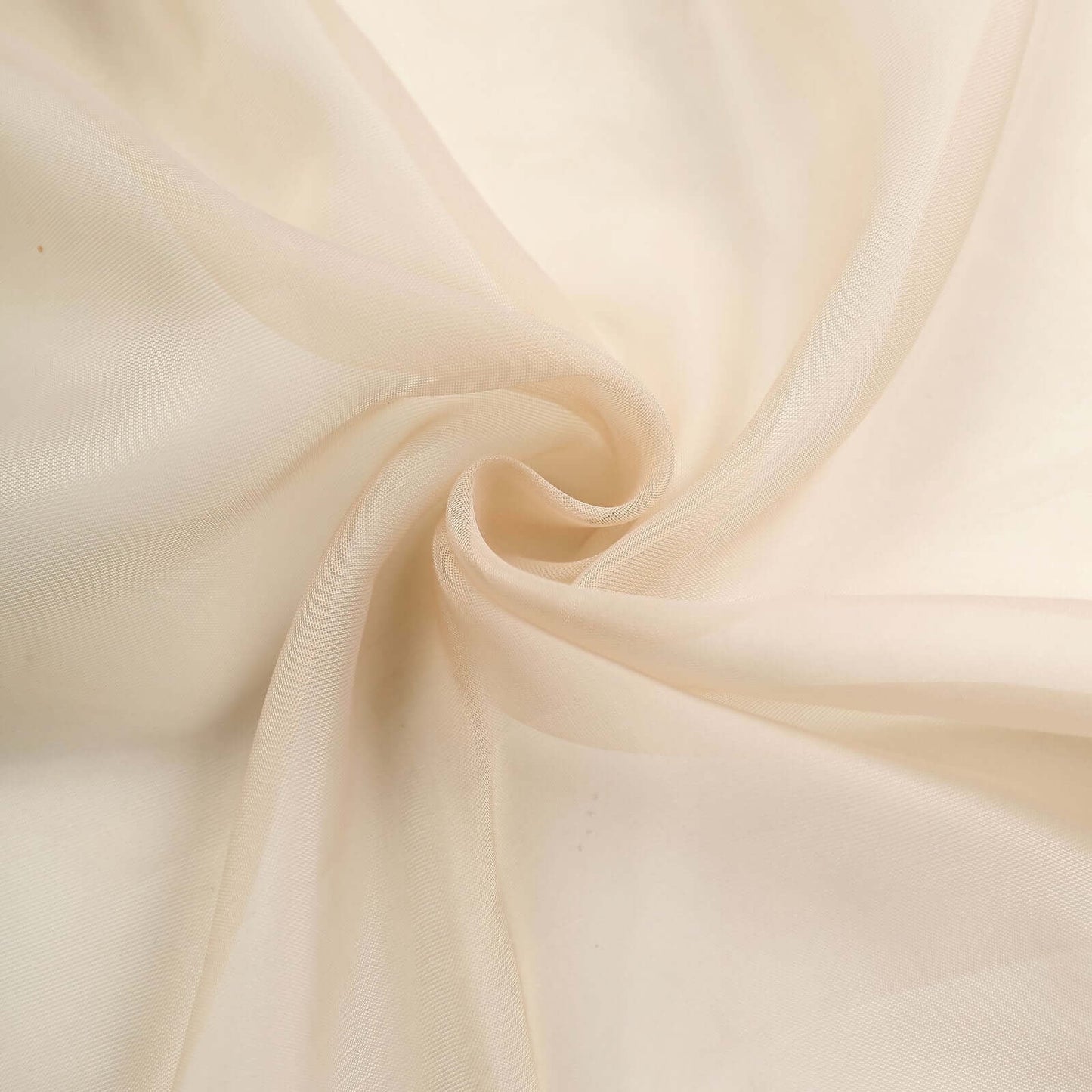18Ft Nude Sheer Organza Curtain Panels, Window Scarf Valance Wedding Arch Draping Fabric for Top Table Event Party Home Decor Stair Bow Backdrop Curtain Decoration