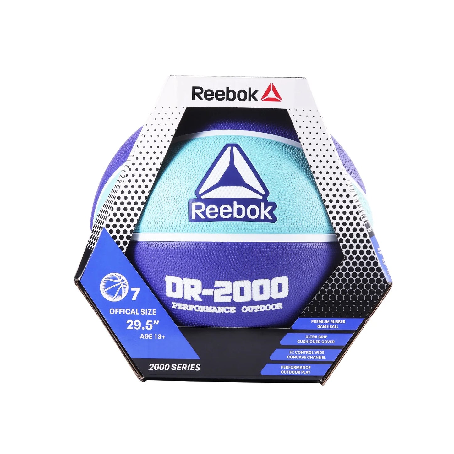 Delta DR-2000 Cushion Rubber Performance Outdoor Basketball, Size 7 (29.5 In)