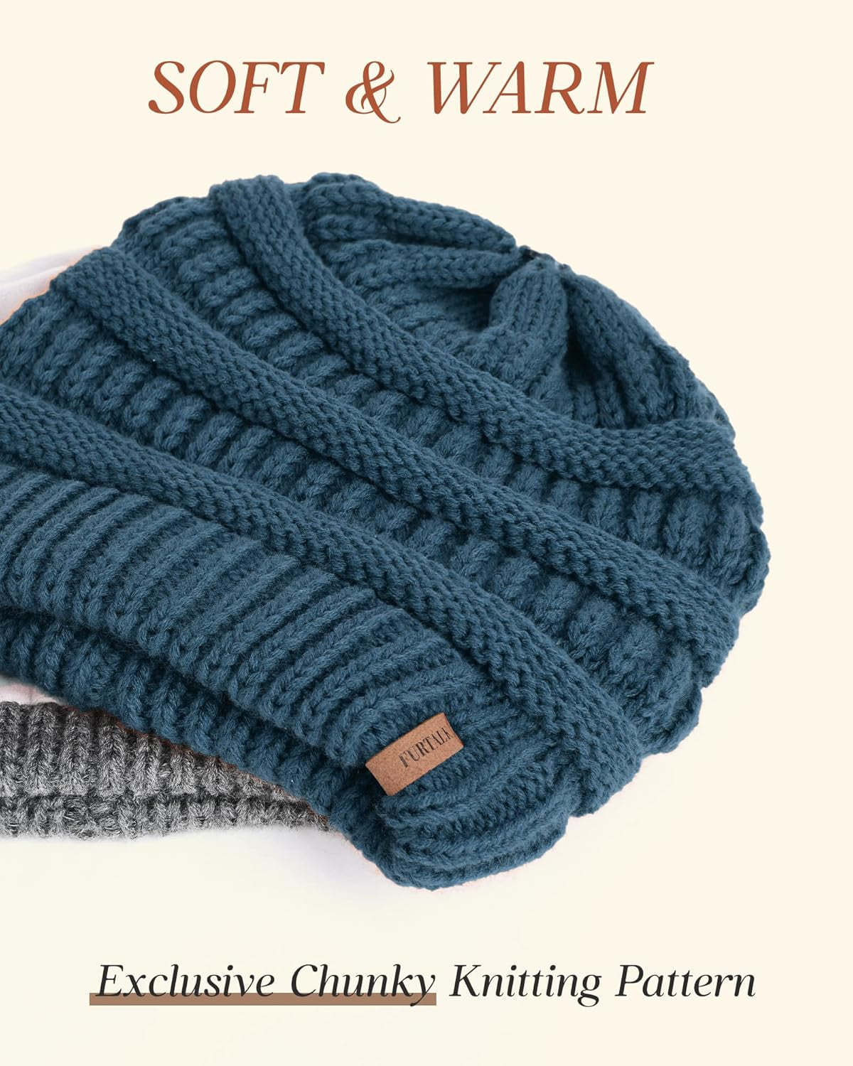 Womens Winter Hat Slouchy Beanie for Women Knitted Winter Hats