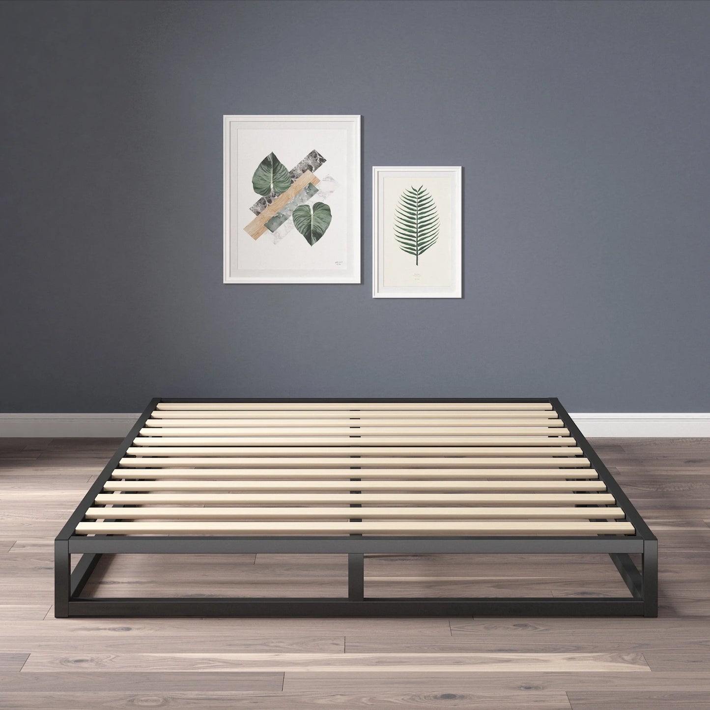 Joseph 6" Modern Studio Platform Low Profile Bed Frame, Full