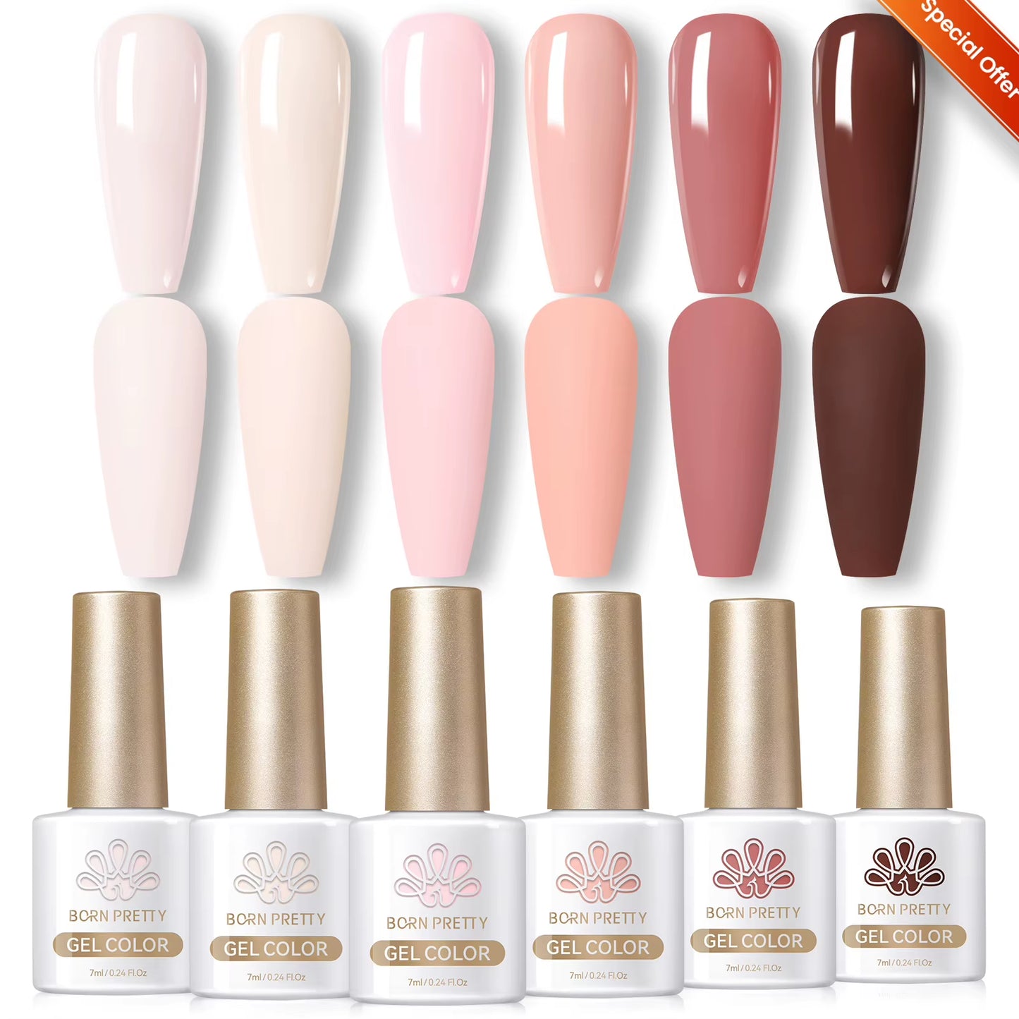 6PCS Pink Ocean Cat Nail Gel Polish Set with Magnet Stick Jelly Holographics Magnetic Nail Kit Salon Art Manicure