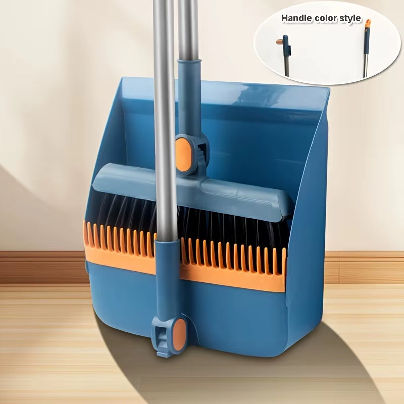 Household Dustpan Combination Rotary Long-Rod Broom Set Two-Piece Broom Combination Cleaning Multi-Functional Broom