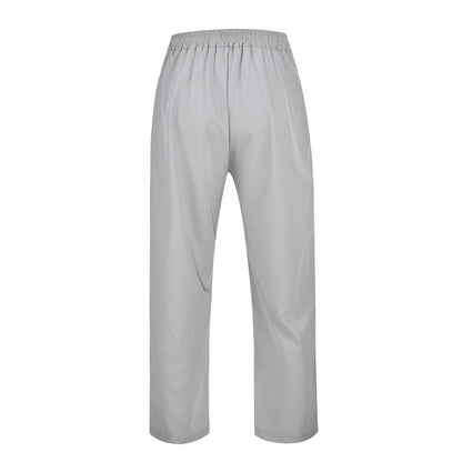 Mens Wide Leg Athletic Pants Loose Fit Drawstring Jogging Sweatpants with Pockets Running Workout Pants Casual Lounge Pants Grey