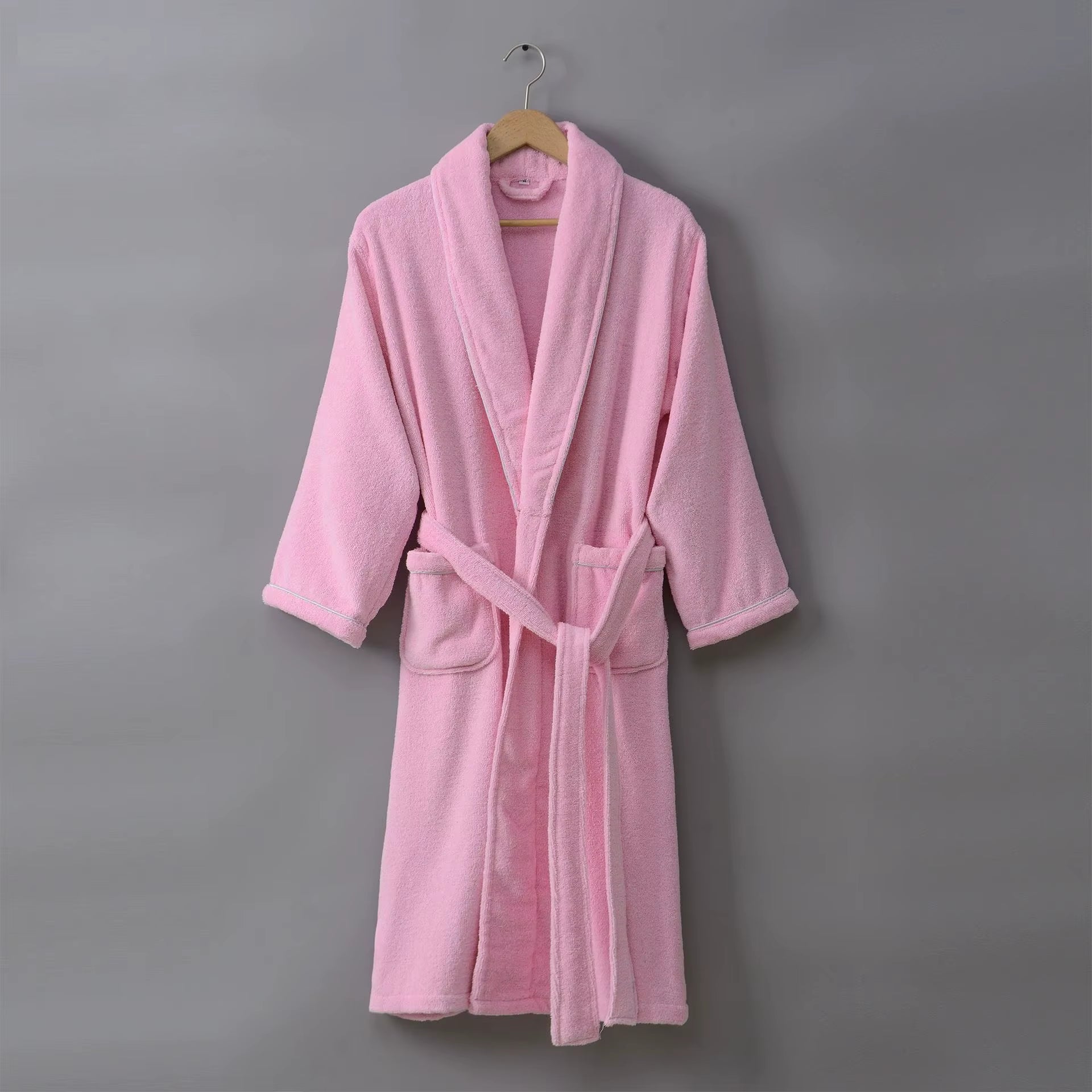 Winter Warm Homewear Casual New Robe Men Women Toweling Terry Robe100% Cotton Bathrobe Soft Ventilation Sleeprobe Casual
