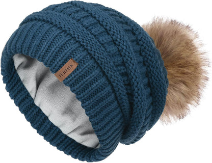 Womens Winter Hat Slouchy Beanie for Women Knitted Winter Hats