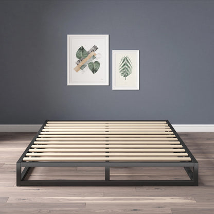 Joseph 6" Modern Studio Platform Low Profile Bed Frame, Full