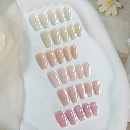 6PCS Pink Ocean Cat Nail Gel Polish Set with Magnet Stick Jelly Holographics Magnetic Nail Kit Salon Art Manicure